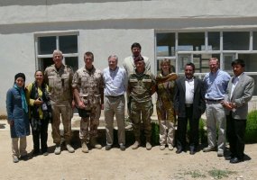 Lietuvos karius Afganistane aplankė NATO generalinis sekretorius Jaapas de Hoopas Schefferis - 2