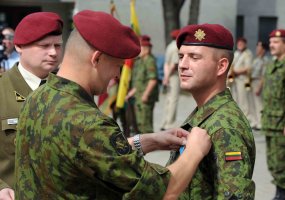 Panevėžyje pasitiktas paskutinysis misiją Kosove baigęs karių būrys - 3