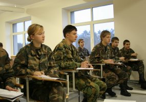 Rukloje rengiama Jaunųjų šaulių vadų ir instruktorių kursų baigiamoji sesija - 1