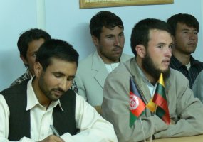 Lithuanian and Afghan youth videoconferenced on their age group problems  - 3
