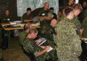 Rukloje - Danijos divizijos organizuojamos štabo pratybos „Raudonasis riteris“ - 2