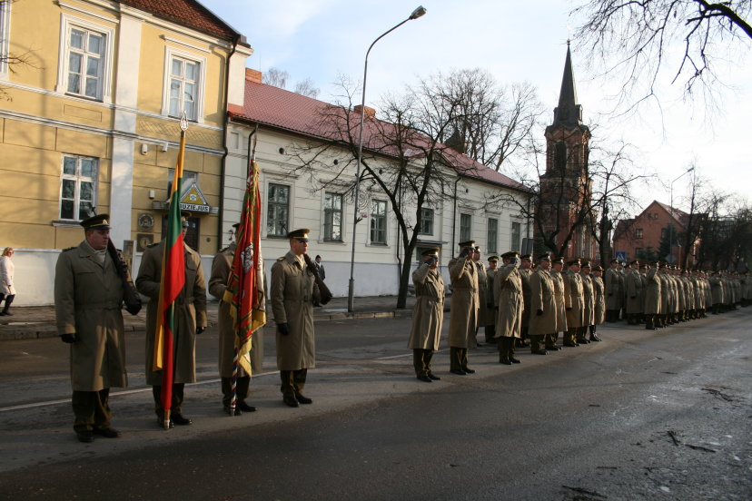 Marijampolės įguloje paminėta Kariuomenės diena