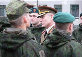 Lietuvos kariuomenės vadas lankėsi Mokomajame pulke - 1