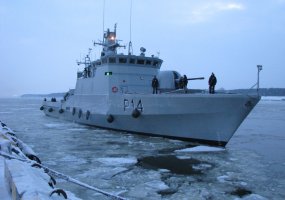 Klaipėdoje švartavosi naujasis Lietuvos kariuomenės karinių jūrų pajėgų patrulinis laivas - 1