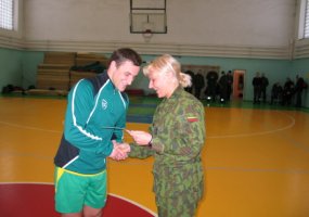 Brigados „Geležinis Vilkas“  kariai  rungėsi mažojo futbolo čempionate - 3