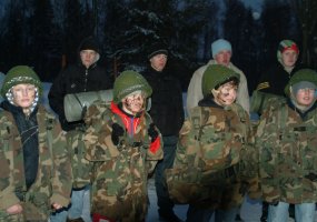  Valstybės atkūrimo dienos minėjime ir Užgavėnių šventėje Grumliuose dalyvavo ir kariai  - 1