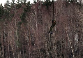 Mindaugo bataliono kariai dalyvavo pratybose su sraigtasparniu - 2