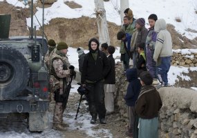 Reporter of NATO Channel visited Lithuanian-led Ghowr PRT  - 3