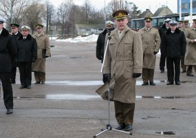 Karo laivų flotilėje - Karinių jūrų pajėgų vado jūrų kpt. O. Mariničiaus išleidimo į atsargą... - 3