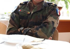 Oro policijos misiją Baltijos šalyse vykdantys Prancūzijos kariai susipažino su lietuviškomis... - 1