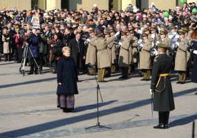 Kariuomenė dalyvavo jubiliejinės Kovo 11-osios minėjime Vilniuje - 1