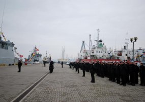 Klaipėdoje – naujojo Karinių jūrų pajėgų patrulinio laivo P14 inauguracijos ir vardo suteikimo... - 3