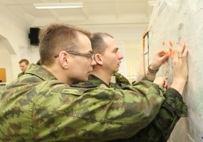 Prasidėjo Krašto apsaugos savanorių pajėgų štabo mokymai „Pavasaris 2010“ - 1