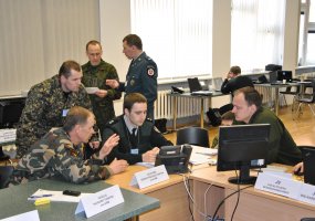 Jungtiniame štabe vyko operacinio lygmens štabo pratybos „Siena 2010 - 1