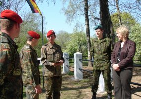 Skaudvilėje tvarkyti Pirmajame pasauliniame kare žuvusių karių kapai - 2