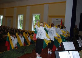 Mindaugo batalionas minėjo kovinės vėliavos įteikimo 15-ąsias metines - 2