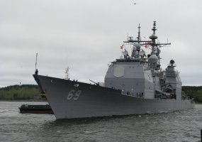 USS VICKSBURG visit Klaipėda Seaport  - 1