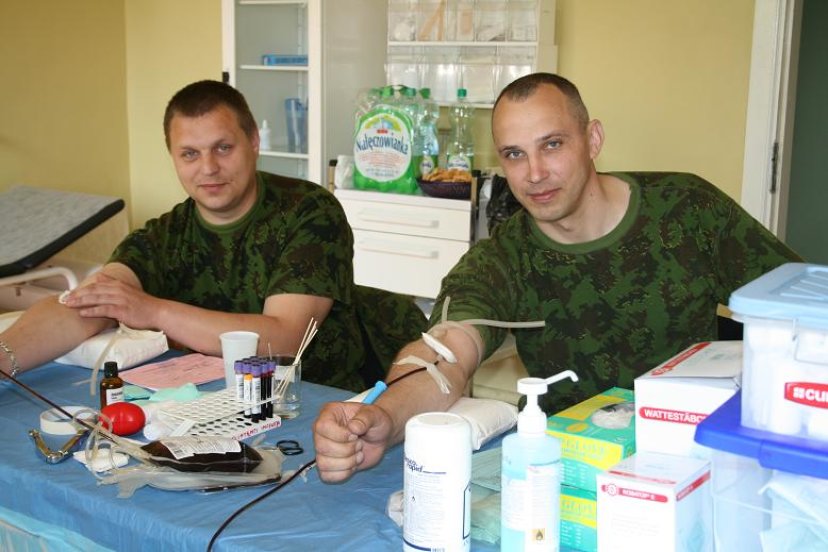 Vytenio bataliono kariai dalyvavo kraujo donorystės akcijoje 