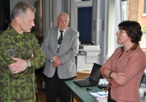 Lietuvos kariuomenės vadas apsilankė tarptautinių pratybų „Baltijos šeimininkas 2010“ štabe Vilniuje - 1