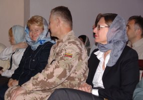 Afganistane tarnaujančius karius aplankė Lietuvos Respublikos Prezidentė - 2