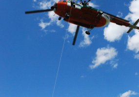 Surengtos nukentėjusiojo gelbėjimo kariniu sraigtasparniu pratybos - 1