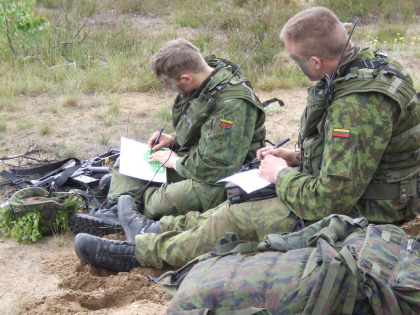 Mindaugo bataliono kariai dalyvavo taktinėse pratybose    