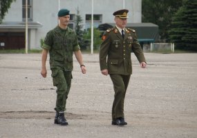 Iškilmingai paženklinta Algirdo bataliono kovinė vėliava - 2