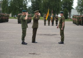 Iškilmingai paženklinta Algirdo bataliono kovinė vėliava - 3
