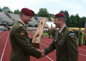 Krašto apsaugos savanorių pajėgų žaidynių nugalėtojais tapo Vyčio apygardos 5-osios rinktinės kariai - 1