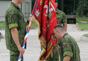   Rukloje  – Vaidoto bataliono vadų pasikeitimo ceremonija  - 1