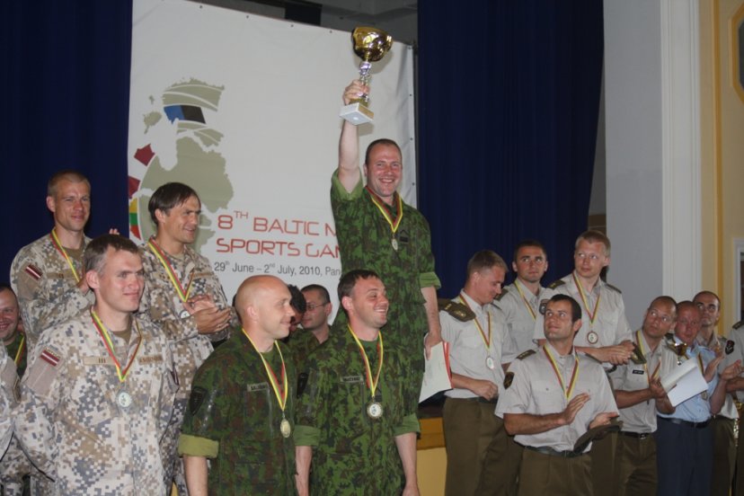 Baigėsi aštuntosios Baltijos šalių kariškių sporto žaidynės