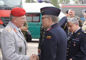 Lietuvoje lankėsi NATO Jungtinės pajėgų vadavietės vadas generolas Egonas Rammsas - 5