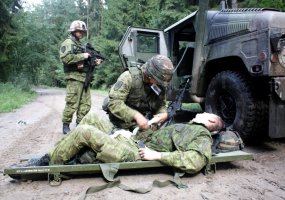 Rengdamiesi misijai Afganistane PAG-12 pamainos kariai dalyvauja lauko taktinėse pratybose - 3