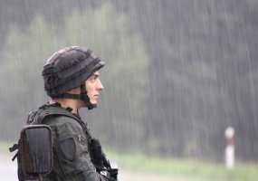 Rengdamiesi misijai Afganistane PAG-12 pamainos kariai dalyvauja lauko taktinėse pratybose - 4
