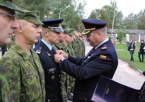 Oro gynybos batalionas iškilmingai paminėjo 10-ąsias įkūrimo metines - 1