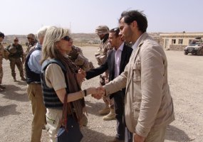 Commander of Allied Joint Force Command Gen Egon Ramms visited Chaghcharan PRT - 2