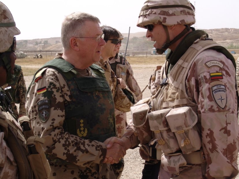 PAG lankėsi NATO Jungtinių pajėgų vadavietės vadas generolas Egonas Rammsas