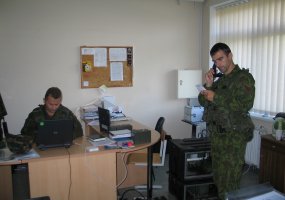 Vaidoto batalione buvo tikrinamas karių pasirengimas veikti aukštesnio budrumo sąlygomis - 1