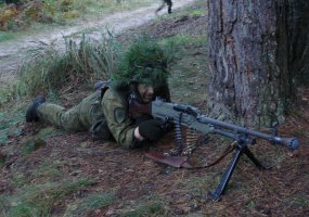 Vyko Algirdo bataliono Sunkiosios ginkluotės kuopos pratybos - 1