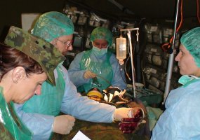 Karo medicinos tarnybos kariai dalyvavo pratybose Gaižiūnų poligone  - 1