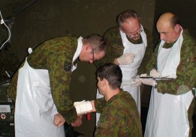 Karo medicinos tarnybos kariai dalyvavo pratybose Gaižiūnų poligone  - 5