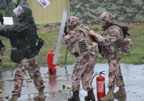 Kazlų Rūdoje vyksta baigiamosios karių pasirengimo misijai Afganistane pratybos „PAG-12 iššūkis - 5
