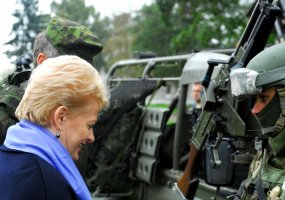 President and leadership of the Lithuanian armed Forces took part in the visitors’ and media day... - 1