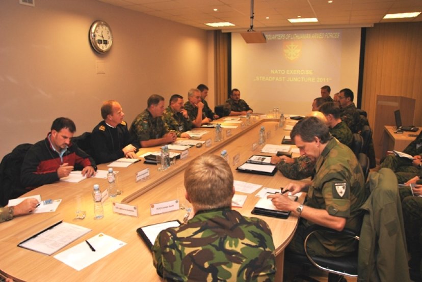 Kariuomenės Jungtiniame štabe vyko įvadinė NATO pratybų planavimo konferencija