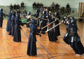 Karo akademijoje pristatymą surengė kariuomenės kendo klubas - 1