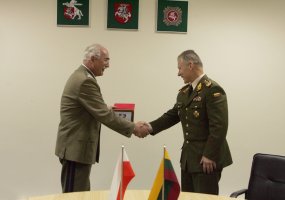 Krašto apsaugos ministerijoje lankėsi Lenkijos kariuomenės vadas Mieczysławas Cieniuchas - 1
