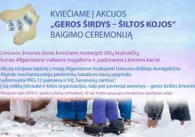 „Warm hearts - warm feet" campaign closed at the Ministry of National Defence  - 1