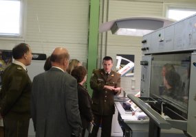 Representatives of National Geospatial-Intelligence Agency paid a visit to Military Cartography... - 1