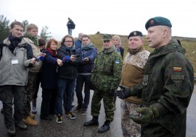 Chief of Defence of Lithuania observed joint training of Baltic and US troops  - 1