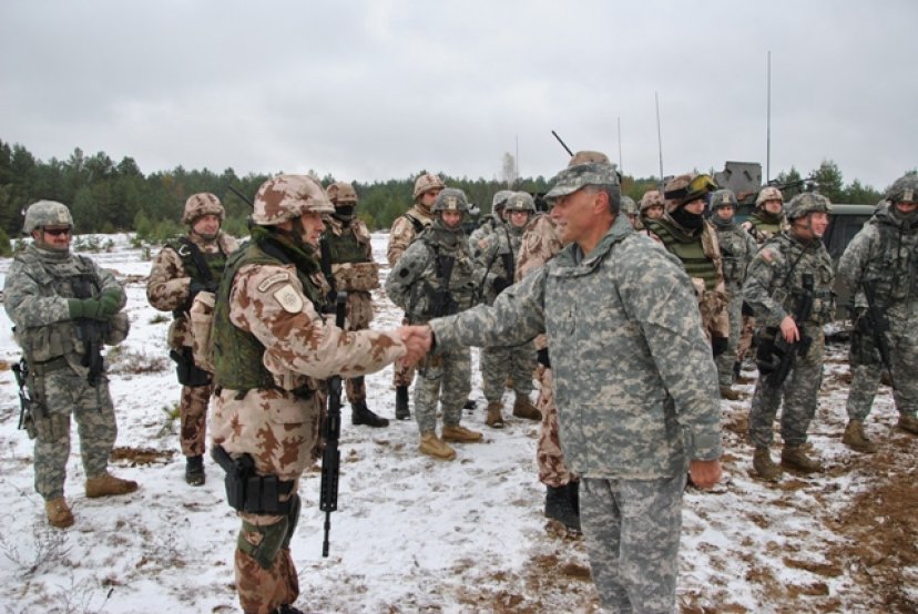 Training team manned by Lithuanian and US personnel is getting ready for mission in Afghanistan 